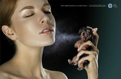 Imagem que circula na internet faz campanha contra testes em animais (Reprodução)