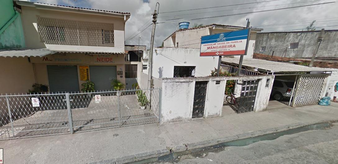 Na USF da Mangabeira pacientes voltaram para casa sem receber atendimento  Foto: Reprodução/ Google Street View 